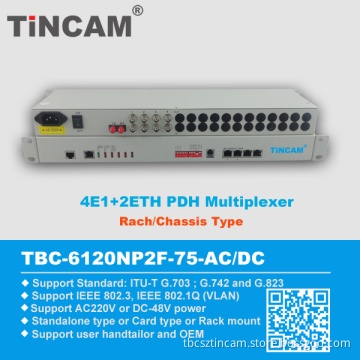 4e1 Multiplexer Chassis 75 Ohm